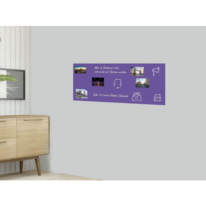 Selbstklebende Lila Folie 200x120 cm - selbstklebend