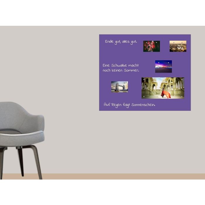 Selbstklebende Lila Folie 200x100 cm - selbstklebend