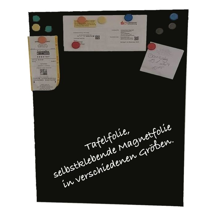 Selbstklebende Schwarze Folie DIN A3 - selbstklebend