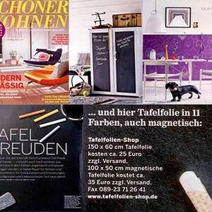 Graue Folie 50x30 cm - magnetisch & selbstklebend