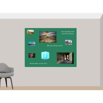Grüne Folie 150x40 cm - magnetisch & selbstklebend