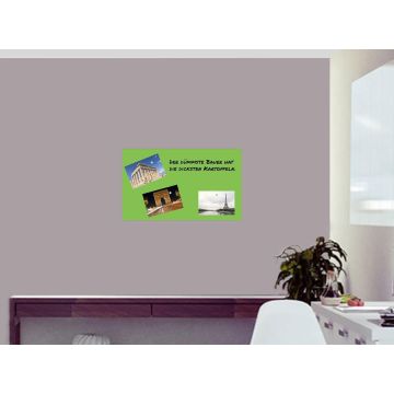 Limegrüne Folie 250x60 cm - magnetisch & selbstklebend