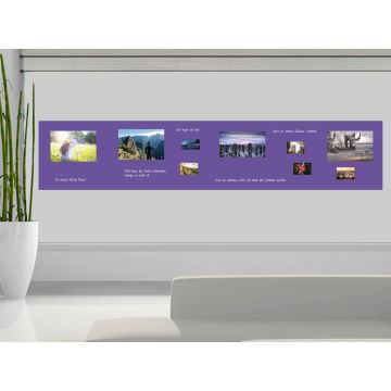 Selbstklebende Lila Folie 70x30 cm - selbstklebend