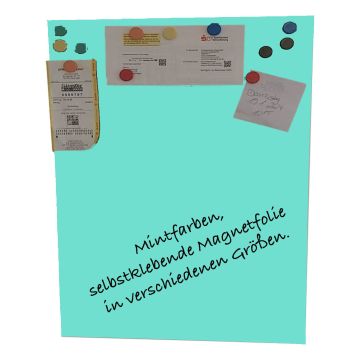 Selbstklebende Mint Folie 200x40 cm - selbstklebend
